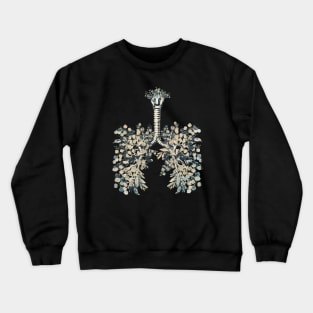 Lung Anatomy / Cancer Awareness 14 Crewneck Sweatshirt